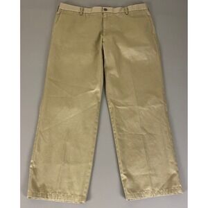 Dockers Signature Khaki Straight‎ Fit D2 Pants Men's 40x30 Beige Tan 100% Cotton